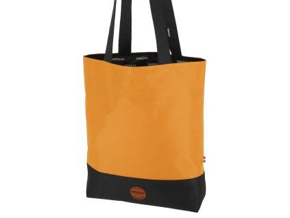 Dressa Bag női shopper táska cipzáros zsebbel - arany (Méret Egy méretes, Szín Arany)