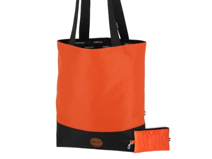 Dressa Bag női shopper táska és pénztárca szett - narancssárga (Méret Egy méretes, Szín Narancssárga)