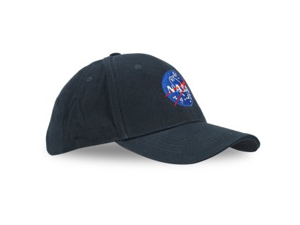Nasa Insignia hímzett baseball sapka - sötétkék (Méret Egy méretes, Szín Navy)