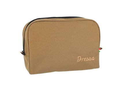 Dressa hímzett nagyméretű piperetáska - barna (Méret Egy méretes, Szín Tób #857056)