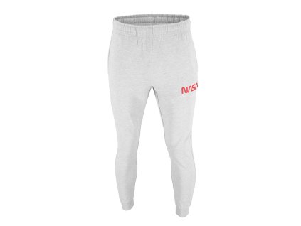 Nasa Worm nagyméretű pamut melegítő nadrág - melírszürke (Méret 4XL, Szín Oxford Grey)