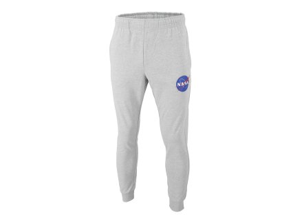 Nasa Insignia pamut melegítő nadrág - melírszürke (Méret XXL, Szín Oxford Grey)