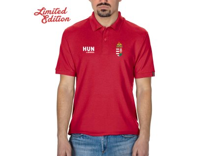 Dressa Vintage nagyméretű cipzáros pamut kapucnis pulóver - piros (Méret 5XL, Szín Red (Piros))