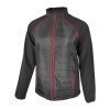 Dressa nagyméretű Softshell steppelt vékony vízlepergetős női dzseki - fekete-piros (Méret 5XL, Szín Black/Red (Fekete/ Piros) #ff0f1f)