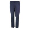 Dressa DRS nagyméretű Casual biopamut női melegítő nadrág - sötétkék (Méret 3XL, Szín Navy blue (Sötétkék))