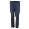 Dressa DRS nagyméretű Casual biopamut női melegítő nadrág - sötétkék (Méret 3XL, Szín Navy blue (Sötétkék))