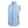 Dressa Home Thermo nagyméretű cipzáros női polár mellény - világoskék (Méret 4XL, Szín Sky Blue)