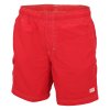 Dressa Beach nagyméretű férfi fürdőshort - piros (Méret 3XL, Szín Red)