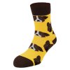 Dressa pamut kutyás zokni - sárga (Méret 36-40, Szín Sárga)