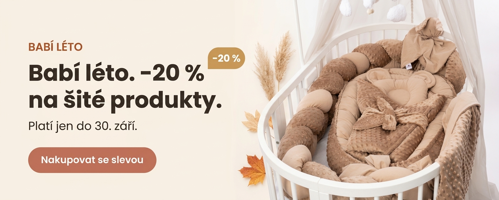 sleva 20% babi leto