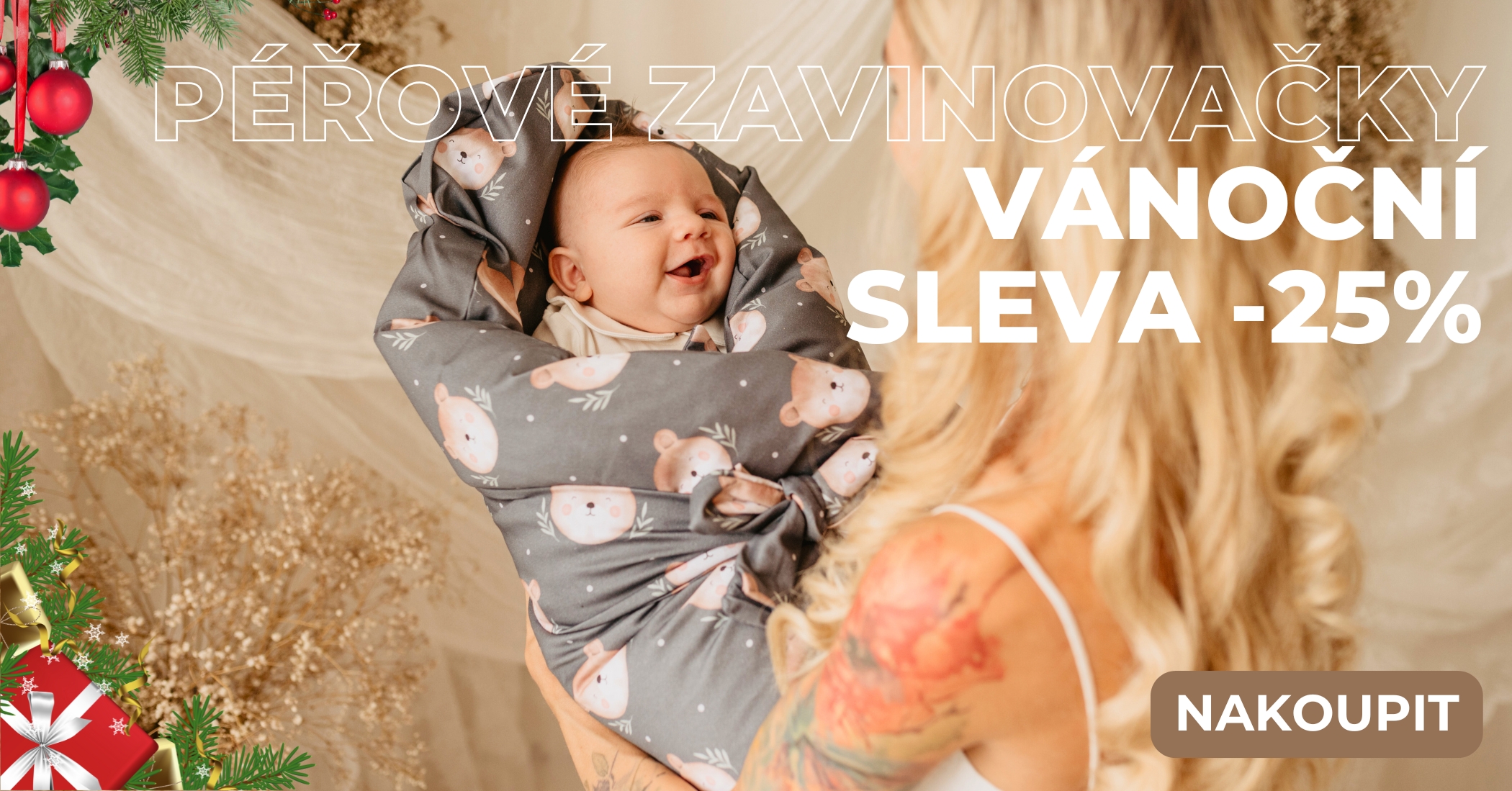 Vanoce zavinovacky sleva