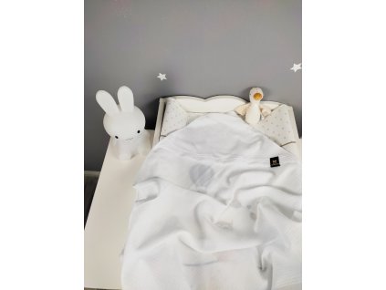 Dětská mušelínová osuška Mimoušek bílá