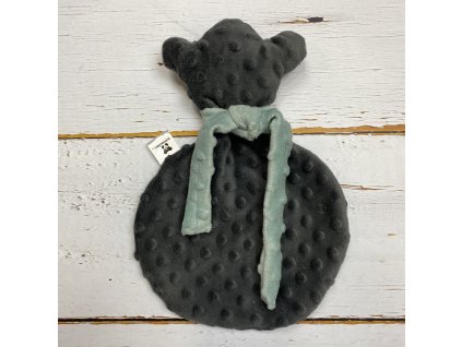 Usínáček Mimoušek medvídek grafit nebesky šedá. Usínáček Mimoušek zajistí rychlé a klidné usínání a rozvoj jemné motoriky vašeho miminka.