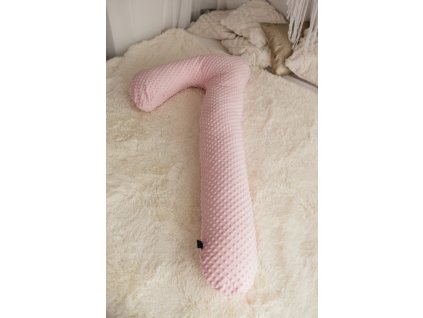 Těhotenský polštář SEVEN pink. Současný vrcholný model SEVEN našeho kojící polštáře vám nabídne nevídaný komfort při spánku v těhotenství.