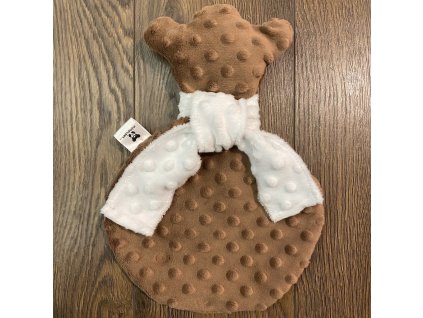 Usínáček Mimoušek medvídek mocha coffee. Usínáček Mimoušek zajistí rychlé a klidné usínání a rozvoj jemné motoriky vašeho miminka.