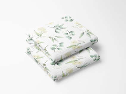 muselinova plena mimousek set 2 ks eucalyptus