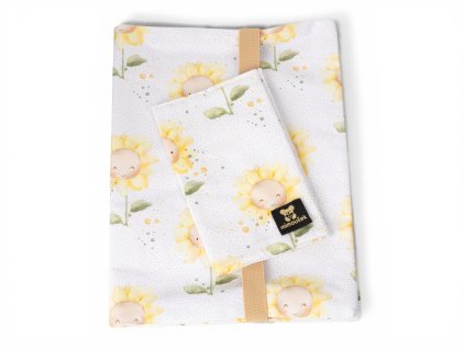 Plenkovník a obal na očkovací průkaz sada - slunečnice