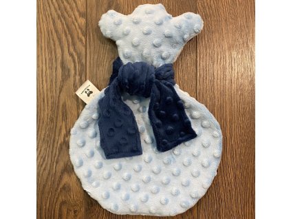 Usínáček Mimoušek medvídek nebeská modrá. Usínáček Mimoušek zajistí rychlé a klidné usínání a rozvoj jemné motoriky vašeho miminka.