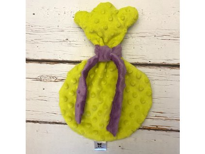 Usínáček Mimoušek medvídek limetka. Usínáček Mimoušek zajistí rychlé a klidné usínání a rozvoj jemné motoriky vašeho miminka.