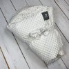 Péřová zavinovačka Mimoušek černé tečky na bílé minky bílá. TOP česká kvalita,25% prachu a 75% drané peří, látky OEKO-TEX STANDARD 100 - pro děti do 3 let.
