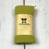 Mušelínová deka/plena jablečná zelená. Velmi prodyšná deka (přikrývka) z mušelínu (dvojitá gázovina)
Rozměr 75x75 cm