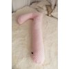 Těhotenský polštář SEVEN pink. Současný vrcholný model SEVEN našeho kojící polštáře vám nabídne nevídaný komfort při spánku v těhotenství.