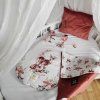 Spací pytel pro miminko – set terra cotta velvet srnka Mimoušek®