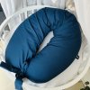 Kojící polštář MAXI úplet navy modrá
