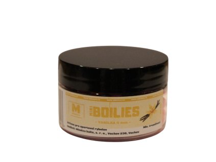 Mimóza Předvrtané mini boilies Vanilka 9 mm