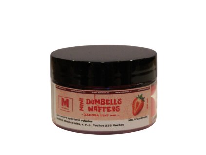 Mimóza Mini Dumbells Wafters Jahoda 11x7 mm