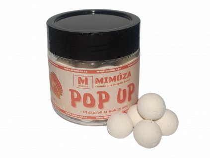 Mimóza Fluo Plovoucí boilies Pikantní losos 15 mm 50 g