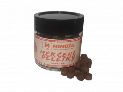 Mimóza Měkčené peletky Losos 8 mm 150 ml