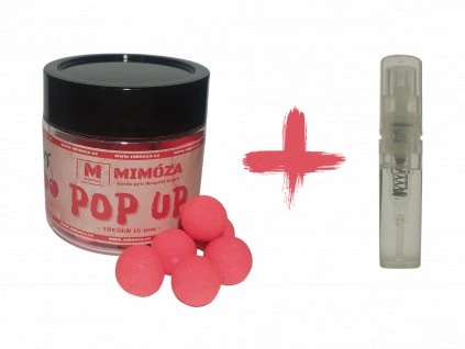Mimóza Fluo Plovoucí boilies + Esence Třešeň