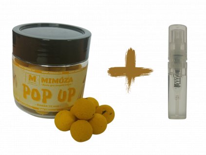 Mimóza Plovoucí boilies Pop up + Esence Banán
