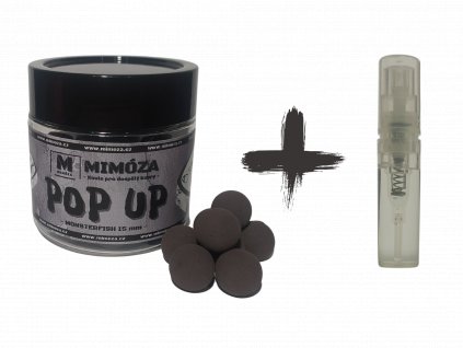 Mimóza Plovoucí boilies Pop up + Esence MonsterFish
