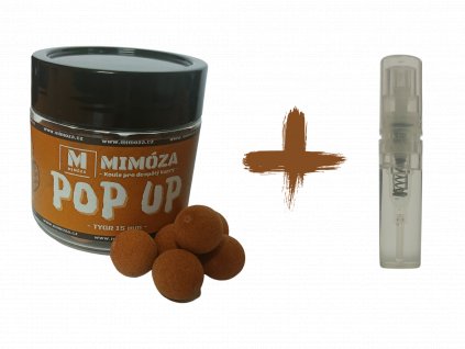 Mimóza Plovoucí boilies Pop up + Esence Tygr