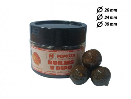 Mimóza Dipované boilies Losos