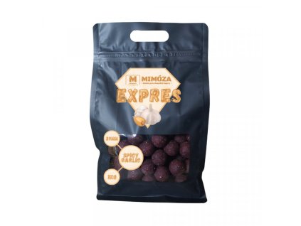 Mimóza Chytací boilies E3 Pikantní česnek 24 mm