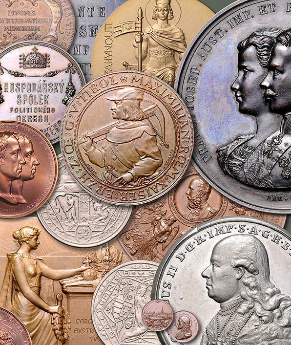 Medaile a plakety mosaz, měd a ostatní