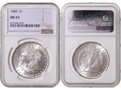 1 DOLLAR 1888 Morgan NGC MS 63