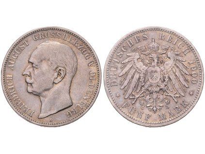 5 MARKA 1900 A OLDENBURG