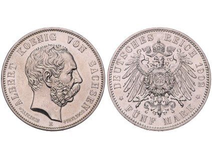 5 MARKA 1902 E SASKO (SACHSEN)