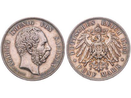 5 MARKA 1902 E SASKO (SACHSEN)