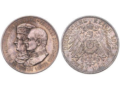 2 MARKA 1909 (E) SASKO (SACHSEN)