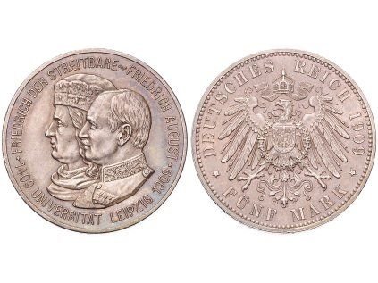 5 MARKA 1909 (E) SASKO (SACHSEN)