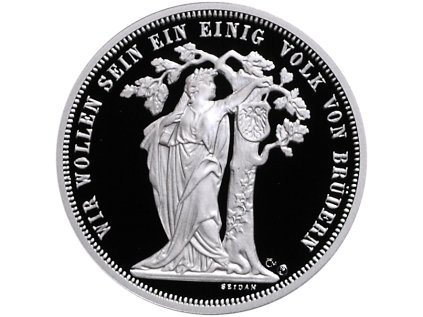 Stříbrná medaile Střelba Vídeň 1868/2024 malá A