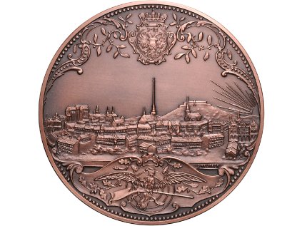 Měděná medaile Střelba Brno 1892/2024 velká A