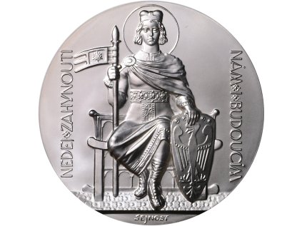 Stříbrná pamětní medaile ke 150. výročí zahájení dostavby Chrámu sv. Víta 1873-2023 A