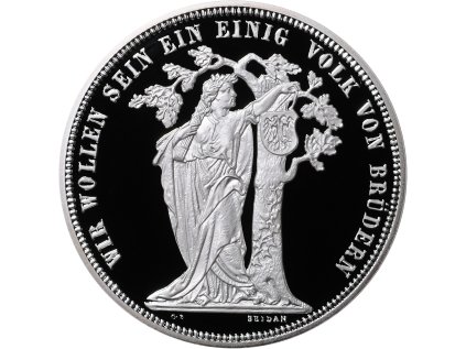 Stříbrná medaile Střelba Vídeň 1868/2024 velká A