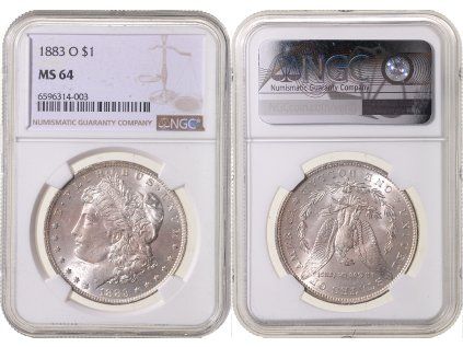 1 Dollar 1883 O Morgan NGC MS 64